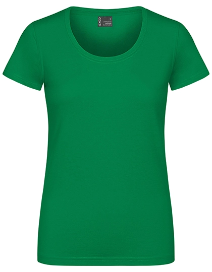 Women´s T-Shirt zum Besticken und Bedrucken in der Farbe Green mit Ihren Logo, Schriftzug oder Motiv.