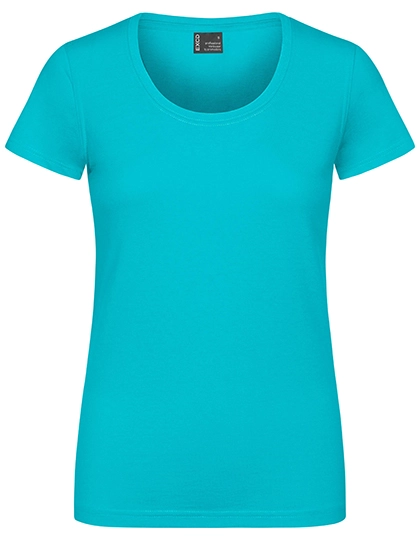 Women´s T-Shirt zum Besticken und Bedrucken in der Farbe Jade mit Ihren Logo, Schriftzug oder Motiv.