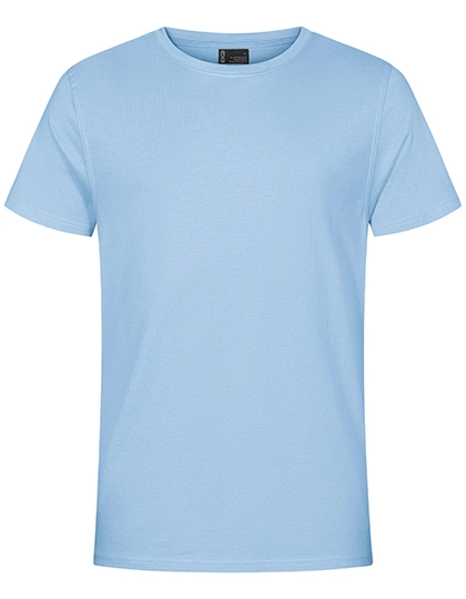 Men´s T-Shirt zum Besticken und Bedrucken in der Farbe Ice Blue mit Ihren Logo, Schriftzug oder Motiv.
