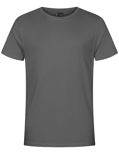 Men´s T-Shirt zum Besticken und Bedrucken in der Farbe Steel Grey mit Ihren Logo, Schriftzug oder Motiv.