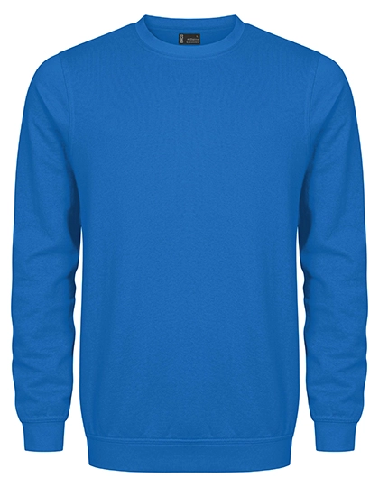Unisex Sweater zum Besticken und Bedrucken in der Farbe Cobalt Blue mit Ihren Logo, Schriftzug oder Motiv.