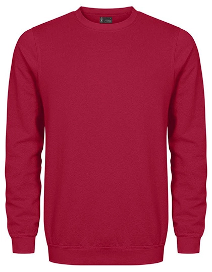 Unisex Sweater zum Besticken und Bedrucken in der Farbe Granat mit Ihren Logo, Schriftzug oder Motiv.