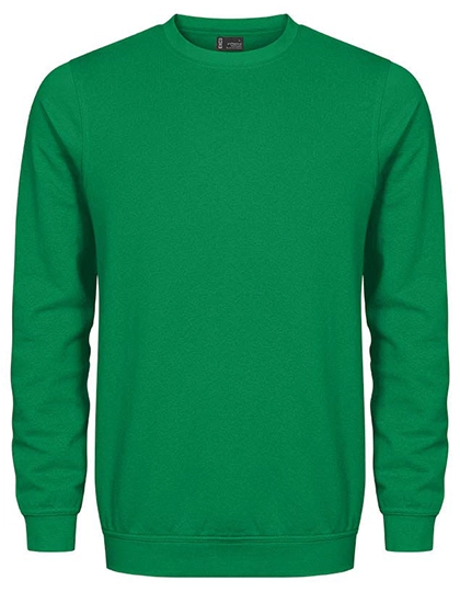 Unisex Sweater zum Besticken und Bedrucken in der Farbe Green mit Ihren Logo, Schriftzug oder Motiv.