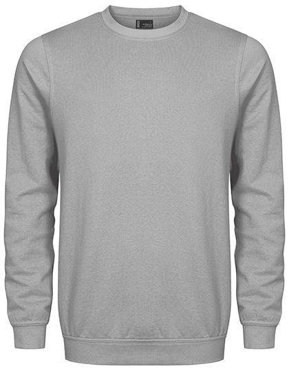 Unisex Sweater zum Besticken und Bedrucken in der Farbe New Light Grey (Solid) mit Ihren Logo, Schriftzug oder Motiv.
