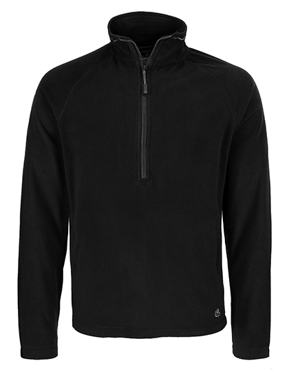 Expert Corey 200 Fleece Half Zip zum Besticken und Bedrucken in der Farbe Black mit Ihren Logo, Schriftzug oder Motiv.