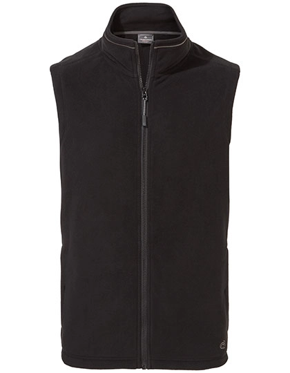 Expert Corey Fleece Vest zum Besticken und Bedrucken in der Farbe Black mit Ihren Logo, Schriftzug oder Motiv.