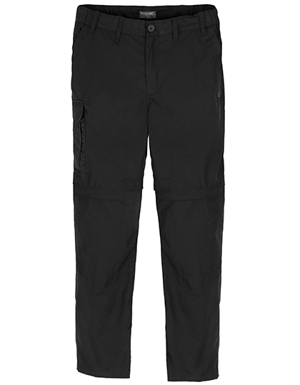 Expert Kiwi Tailored Convertible Trousers zum Besticken und Bedrucken in der Farbe Black mit Ihren Logo, Schriftzug oder Motiv.