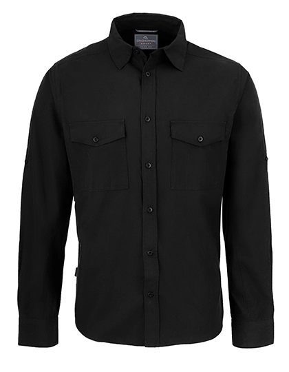 Expert Kiwi Long Sleeved Shirt zum Besticken und Bedrucken in der Farbe Black mit Ihren Logo, Schriftzug oder Motiv.