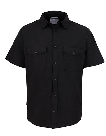 Expert Kiwi Short Sleeved Shirt zum Besticken und Bedrucken in der Farbe Black mit Ihren Logo, Schriftzug oder Motiv.