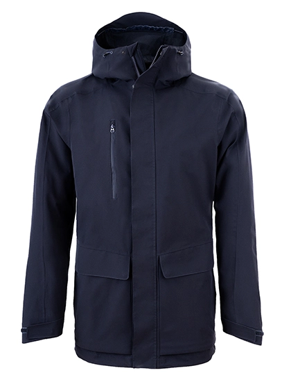 Expert Kiwi Pro Stretch Long Jacket zum Besticken und Bedrucken in der Farbe Dark Navy mit Ihren Logo, Schriftzug oder Motiv.