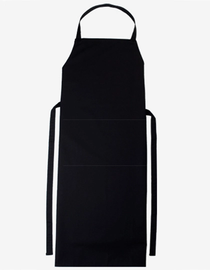 Bib Apron Verona Classic Bag 90 x 75 cm zum Besticken und Bedrucken in der Farbe Black mit Ihren Logo, Schriftzug oder Motiv.