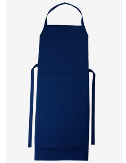 Bib Apron Verona Classic Bag 90 x 75 cm zum Besticken und Bedrucken in der Farbe Navy mit Ihren Logo, Schriftzug oder Motiv.