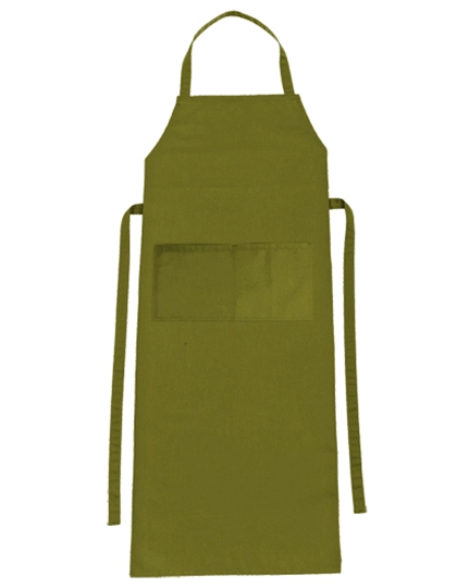 Bib Apron Verona Classic Bag 90 x 75 cm zum Besticken und Bedrucken in der Farbe Oasis mit Ihren Logo, Schriftzug oder Motiv.