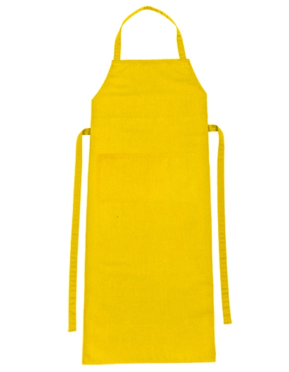 Bib Apron Verona Classic Bag 90 x 75 cm zum Besticken und Bedrucken in der Farbe Sunshine mit Ihren Logo, Schriftzug oder Motiv.