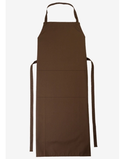 Bib Apron Verona Classic Bag 90 x 75 cm zum Besticken und Bedrucken in der Farbe Toffee mit Ihren Logo, Schriftzug oder Motiv.