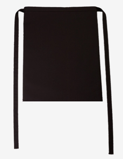 Bistro Apron Roma 50 x 78 cm zum Besticken und Bedrucken in der Farbe Black mit Ihren Logo, Schriftzug oder Motiv.