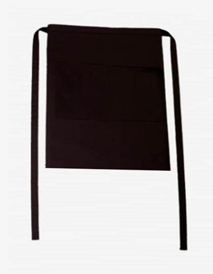 Bistro Apron Roma Bag 50 x 78 cm zum Besticken und Bedrucken in der Farbe Black mit Ihren Logo, Schriftzug oder Motiv.
