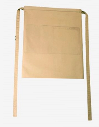 Bistro Apron Roma Bag 50 x 78 cm zum Besticken und Bedrucken in der Farbe Khaki mit Ihren Logo, Schriftzug oder Motiv.