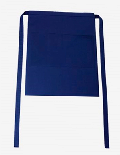 Bistro Apron Roma Bag 50 x 78 cm zum Besticken und Bedrucken in der Farbe Navy mit Ihren Logo, Schriftzug oder Motiv.