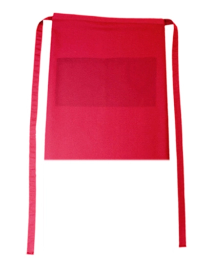 Bistro Apron Roma Bag 50 x 78 cm zum Besticken und Bedrucken in der Farbe Regency Red mit Ihren Logo, Schriftzug oder Motiv.