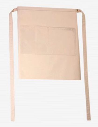 Bistro Apron Roma Bag 50 x 78 cm zum Besticken und Bedrucken in der Farbe Sand mit Ihren Logo, Schriftzug oder Motiv.