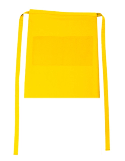 Bistro Apron Roma Bag 50 x 78 cm zum Besticken und Bedrucken in der Farbe Sunshine mit Ihren Logo, Schriftzug oder Motiv.