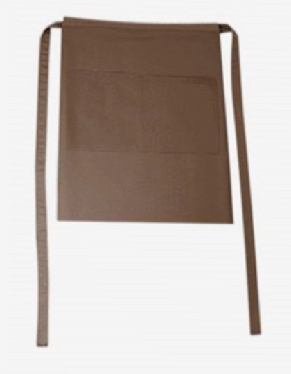 Bistro Apron Roma Bag 50 x 78 cm zum Besticken und Bedrucken in der Farbe Taupe mit Ihren Logo, Schriftzug oder Motiv.
