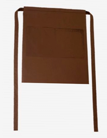 Bistro Apron Roma Bag 50 x 78 cm zum Besticken und Bedrucken in der Farbe Toffee mit Ihren Logo, Schriftzug oder Motiv.