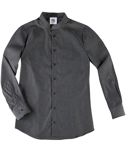 Men´s Shirt San Buono zum Besticken und Bedrucken in der Farbe Dark Grey mit Ihren Logo, Schriftzug oder Motiv.
