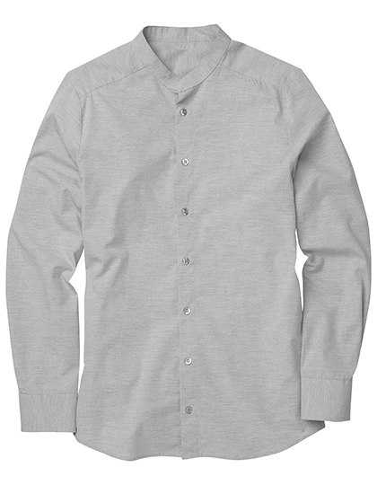 Men´s Shirt San Buono zum Besticken und Bedrucken in der Farbe Light Grey mit Ihren Logo, Schriftzug oder Motiv.