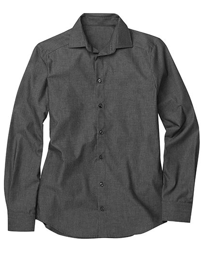 Men´s Shirt Borello zum Besticken und Bedrucken in der Farbe Dark Grey mit Ihren Logo, Schriftzug oder Motiv.