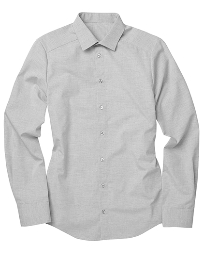 Men´s Shirt Borello zum Besticken und Bedrucken in der Farbe Light Grey mit Ihren Logo, Schriftzug oder Motiv.