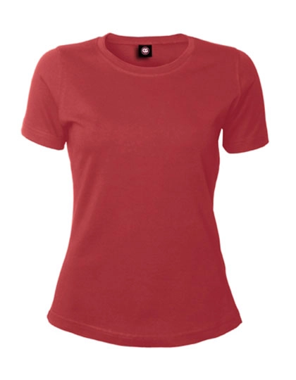 Ladies´ Short Sleeve T-Shirt Ragusa zum Besticken und Bedrucken in der Farbe Aperol mit Ihren Logo, Schriftzug oder Motiv.