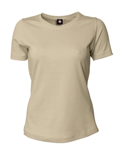 Ladies´ Short Sleeve T-Shirt Ragusa zum Besticken und Bedrucken in der Farbe Natural mit Ihren Logo, Schriftzug oder Motiv.