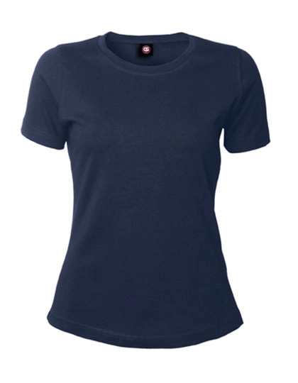 Ladies´ Short Sleeve T-Shirt Ragusa zum Besticken und Bedrucken in der Farbe Navy mit Ihren Logo, Schriftzug oder Motiv.