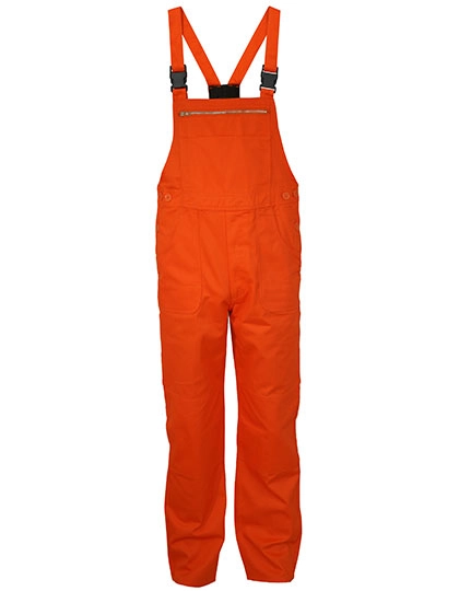 Classic Bib Pants zum Besticken und Bedrucken in der Farbe Orange mit Ihren Logo, Schriftzug oder Motiv.