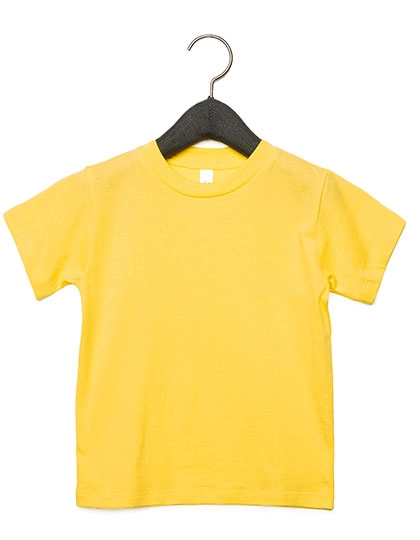 Toddler Jersey Short Sleeve Tee zum Besticken und Bedrucken in der Farbe Yellow mit Ihren Logo, Schriftzug oder Motiv.