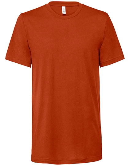 Unisex Triblend Crew Neck T-Shirt zum Besticken und Bedrucken in der Farbe Brick Triblend mit Ihren Logo, Schriftzug oder Motiv.