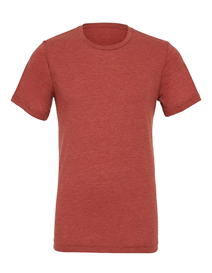 Unisex Triblend Crew Neck T-Shirt zum Besticken und Bedrucken in der Farbe Clay Triblend (Heather) mit Ihren Logo, Schriftzug oder Motiv.