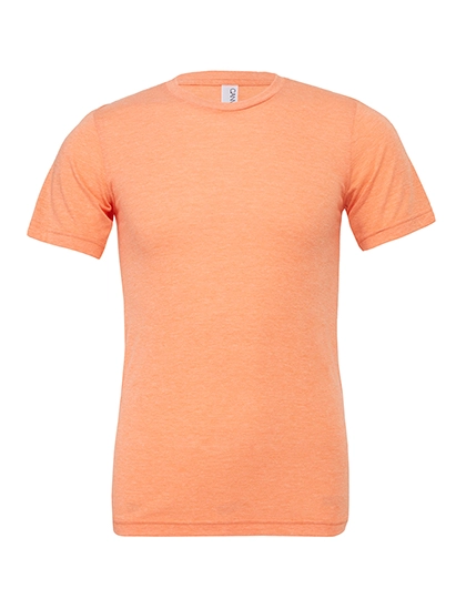 Unisex Triblend Crew Neck T-Shirt zum Besticken und Bedrucken in der Farbe Orange Triblend (Heather) mit Ihren Logo, Schriftzug oder Motiv.