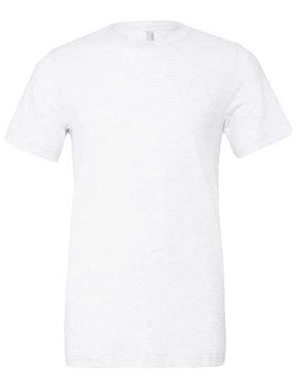 Unisex Triblend Crew Neck T-Shirt zum Besticken und Bedrucken in der Farbe Solid White Triblend mit Ihren Logo, Schriftzug oder Motiv.