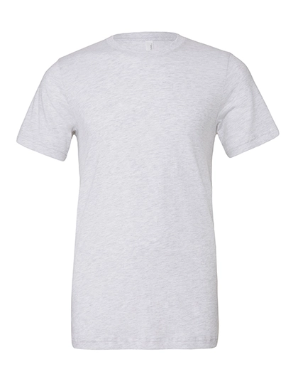 Unisex Triblend Crew Neck T-Shirt zum Besticken und Bedrucken in der Farbe White Fleck Triblend (Heather) mit Ihren Logo, Schriftzug oder Motiv.