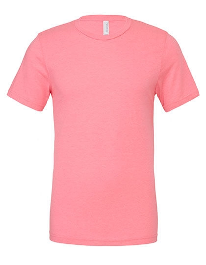 Unisex Poly-Cotton Short Sleeve Tee zum Besticken und Bedrucken in der Farbe Neon Pink mit Ihren Logo, Schriftzug oder Motiv.