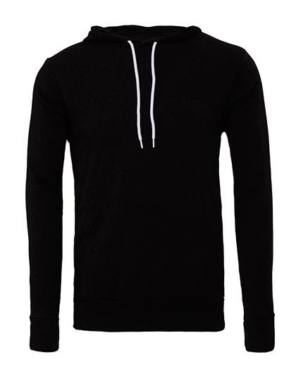 Unisex Poly-Cotton Fleece Pullover Hoodie zum Besticken und Bedrucken in der Farbe Black mit Ihren Logo, Schriftzug oder Motiv.