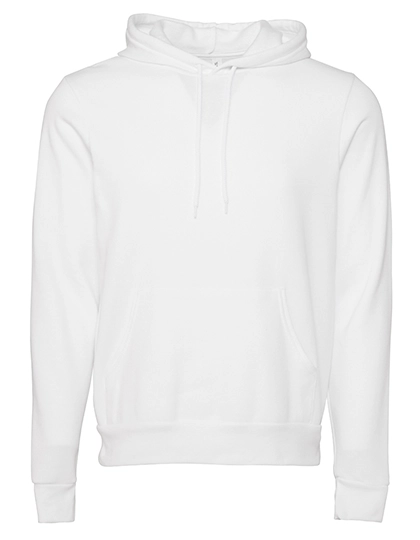 Unisex Poly-Cotton Fleece Pullover Hoodie zum Besticken und Bedrucken in der Farbe DTG White mit Ihren Logo, Schriftzug oder Motiv.