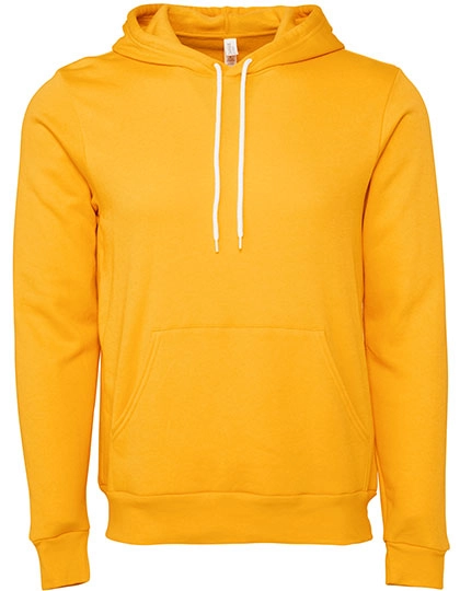 Unisex Poly-Cotton Fleece Pullover Hoodie zum Besticken und Bedrucken in der Farbe Gold mit Ihren Logo, Schriftzug oder Motiv.