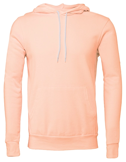 Unisex Poly-Cotton Fleece Pullover Hoodie zum Besticken und Bedrucken in der Farbe Peach mit Ihren Logo, Schriftzug oder Motiv.