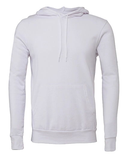 Unisex Poly-Cotton Fleece Pullover Hoodie zum Besticken und Bedrucken in der Farbe White mit Ihren Logo, Schriftzug oder Motiv.