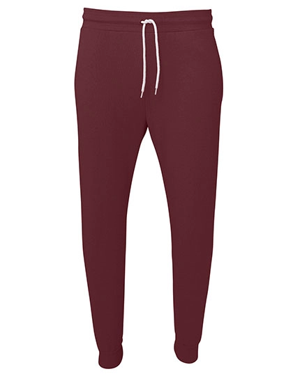 Unisex Jogger Sweatpants zum Besticken und Bedrucken in der Farbe Maroon mit Ihren Logo, Schriftzug oder Motiv.