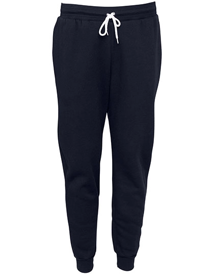 Unisex Jogger Sweatpants zum Besticken und Bedrucken in der Farbe Navy mit Ihren Logo, Schriftzug oder Motiv.